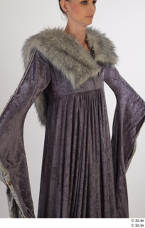 Photos Woman in Historical Dress 27 16th century Grey dress…